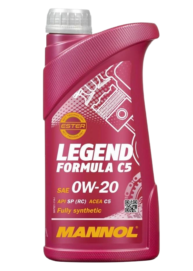 Моторное масло Mannol Legend Formula C5 0W20, 1л (Mannol: MN7921-1)